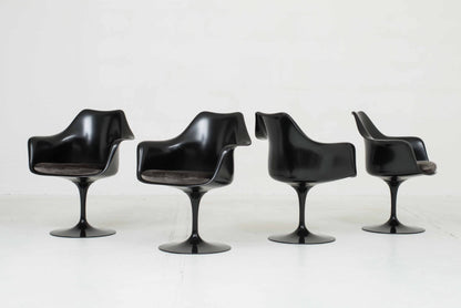 Knoll International Tulip Armchairs von Eero Saarinen, im Set von 4 Vintage