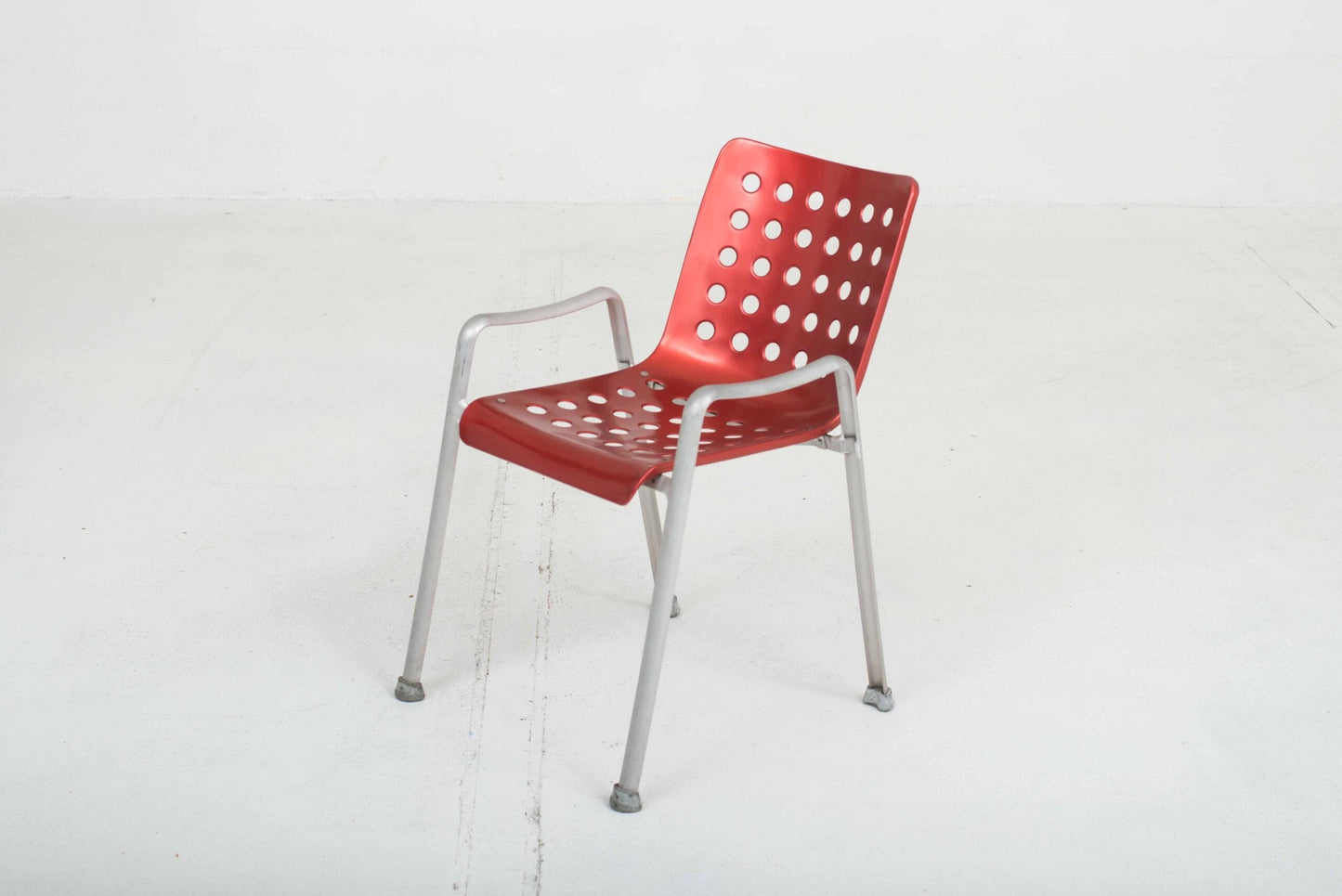 MEWA Landi chair by Hans Coray in red vintage