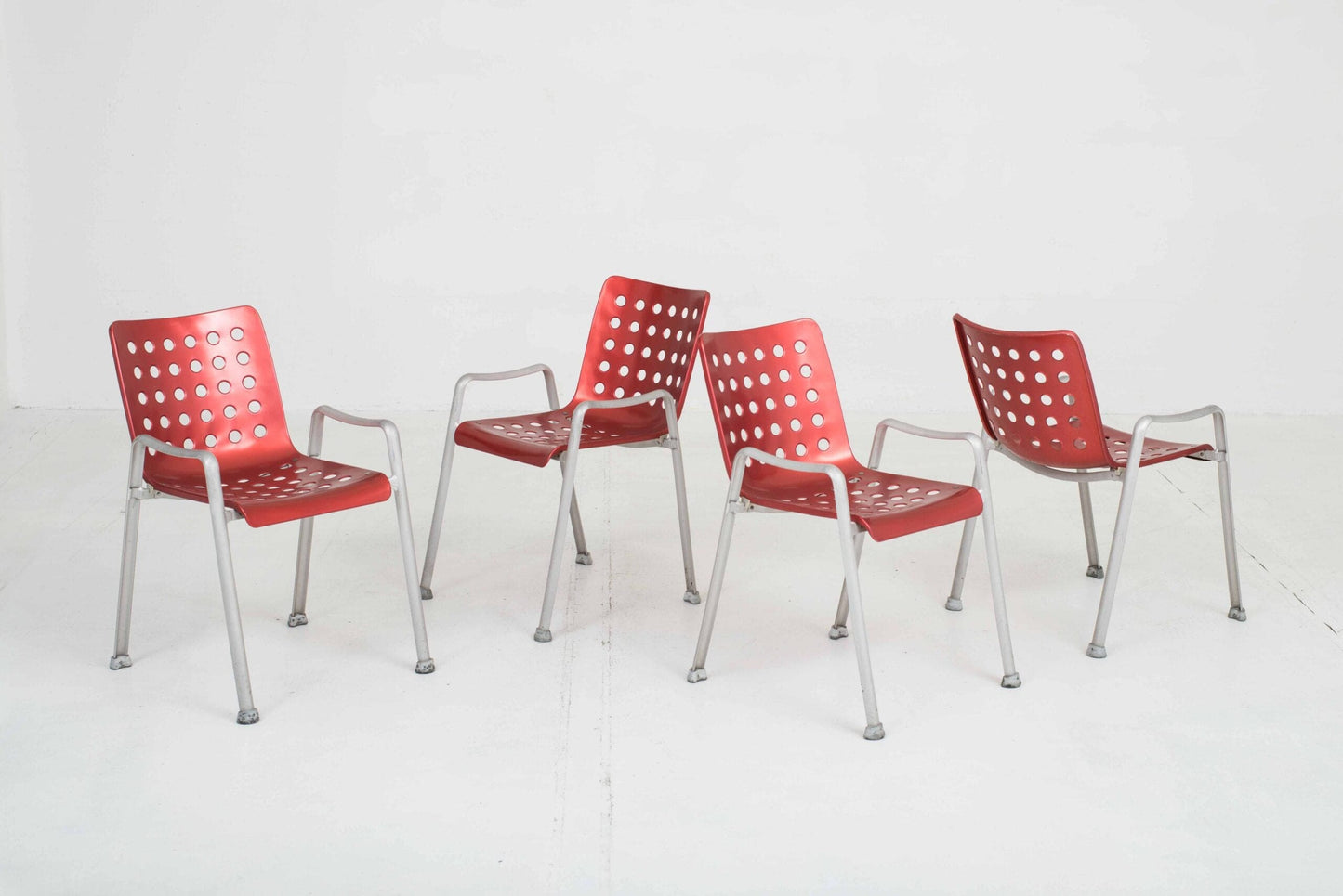 MEWA Landi chairs by Hans Coray, set of four Vintage