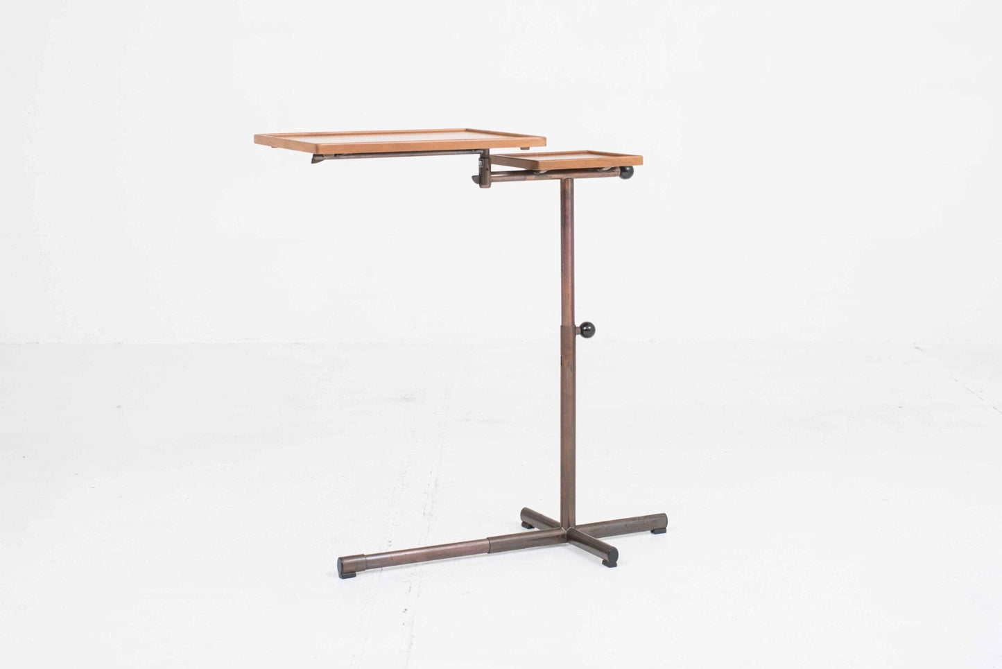 Embru Caruelle table by Georg Albert Ulysse Caruelle in vintage walnut