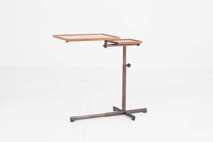 Embru Caruelle table by Georg Albert Ulysse Caruelle in vintage walnut