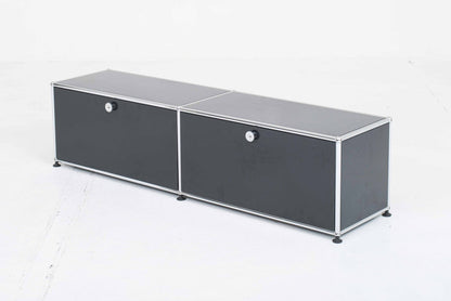 USM Lowboard / Sideboard in Graphite Black Vintage