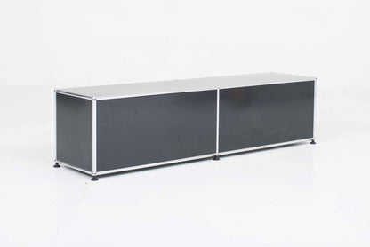 USM Lowboard / Sideboard in Graphite Black Vintage