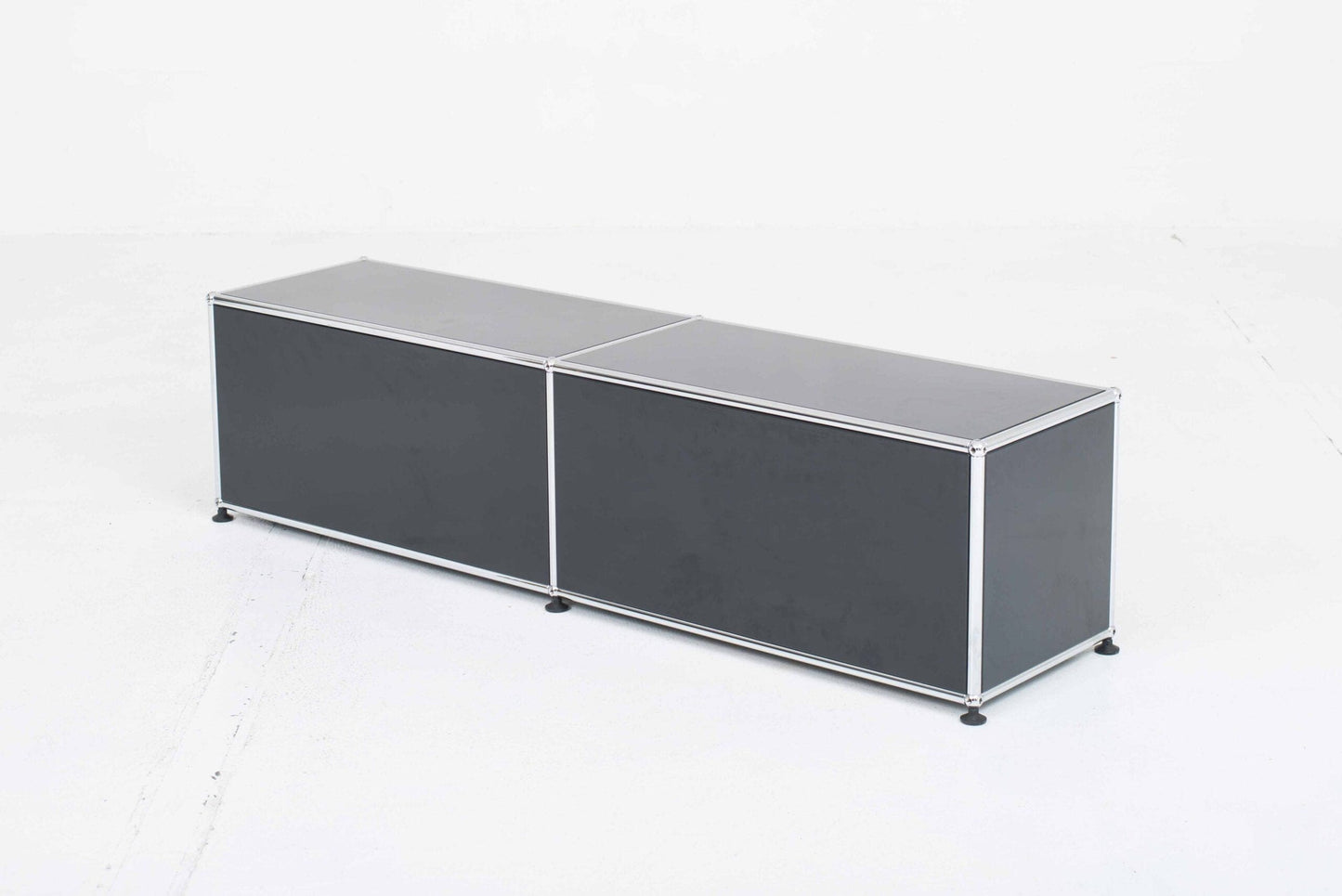 USM Lowboard / Sideboard in Graphite Black Vintage