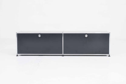 USM Lowboard / Sideboard in Graphite Black Vintage