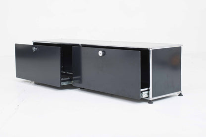 USM Lowboard / Sideboard in Graphite Black Vintage