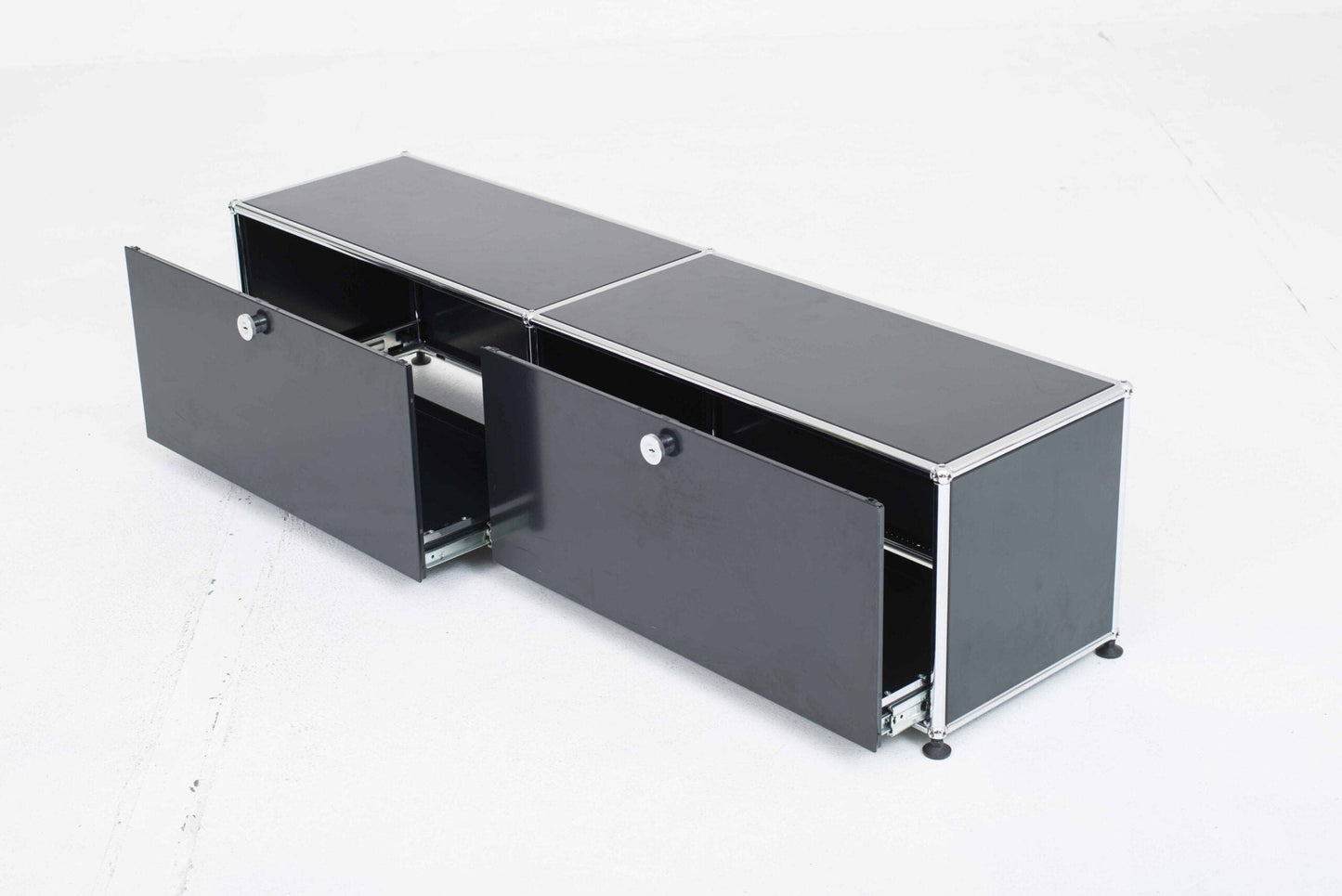 USM Lowboard / Sideboard in Graphite Black Vintage