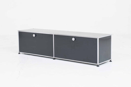 USM Lowboard / Sideboard in Graphite Black Vintage