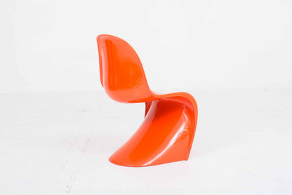 Vitra Panton Classic Chair by Verner Panton in Orange Vintage