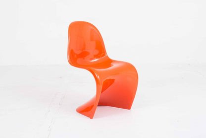 Vitra Panton Classic Chair by Verner Panton in Orange Vintage