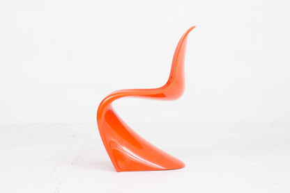 Vitra Panton Classic Chair by Verner Panton in Orange Vintage