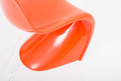 Vitra Panton Classic Chair by Verner Panton in Orange Vintage