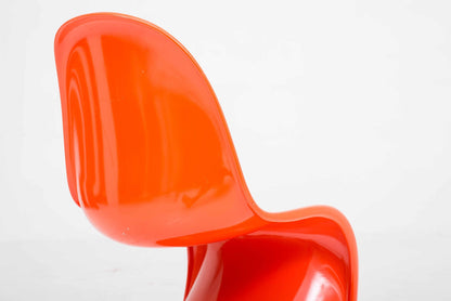 Vitra Panton Classic Chair by Verner Panton in Orange Vintage