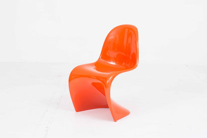 Vitra Panton Classic Chair by Verner Panton in Orange Vintage