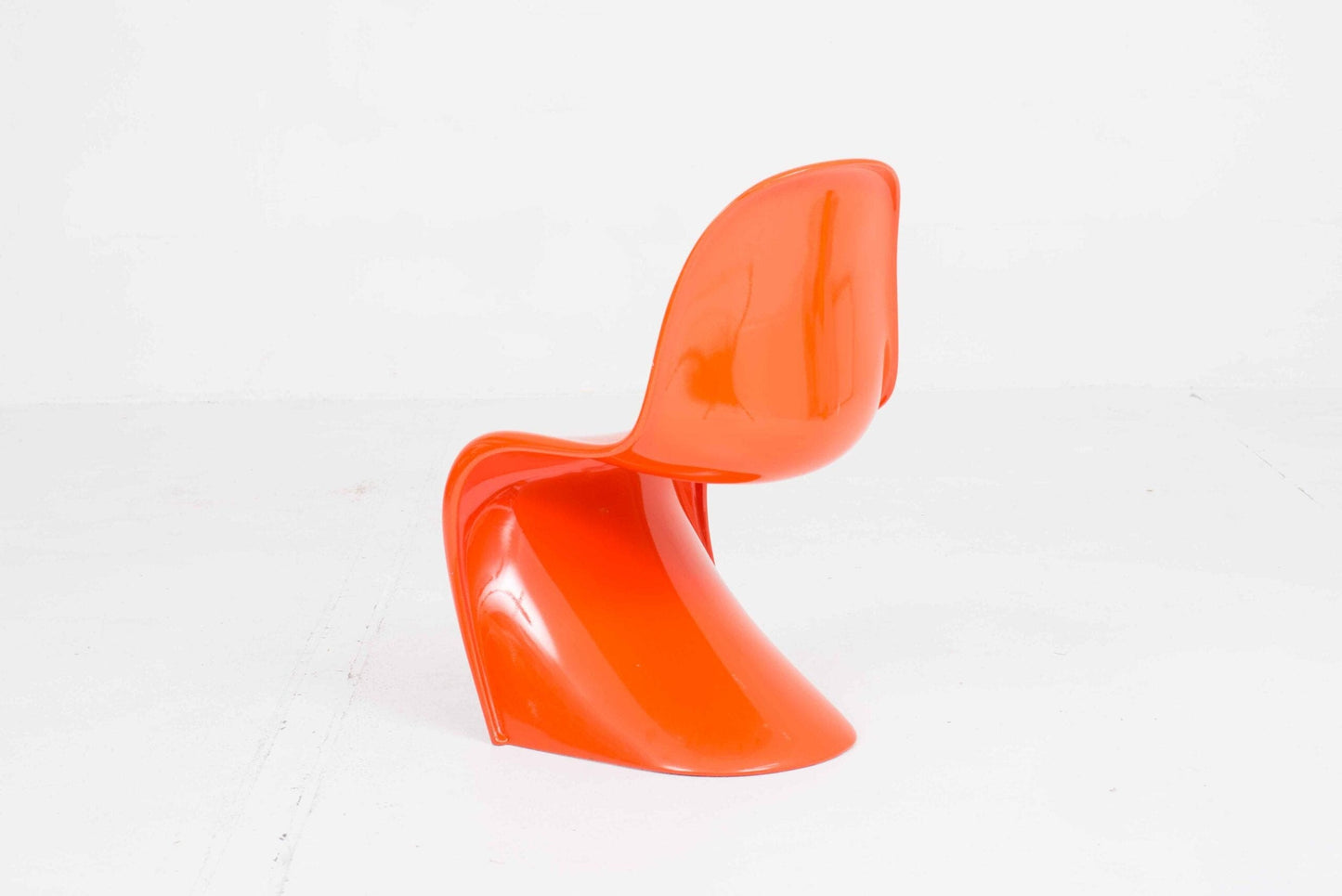 Vitra Panton Classic Chair by Verner Panton in Orange Vintage