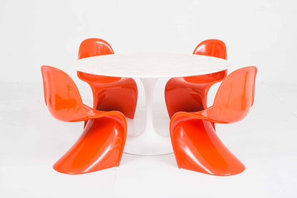 Vitra Panton Classic Chair by Verner Panton in Orange Vintage