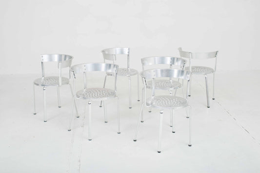 Seledue Alu4 chairs by Kurt Thut