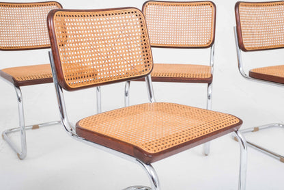 Thonet S32 Freischwinger Stühle von Marcel Breuer, im Set von 6 Vintage