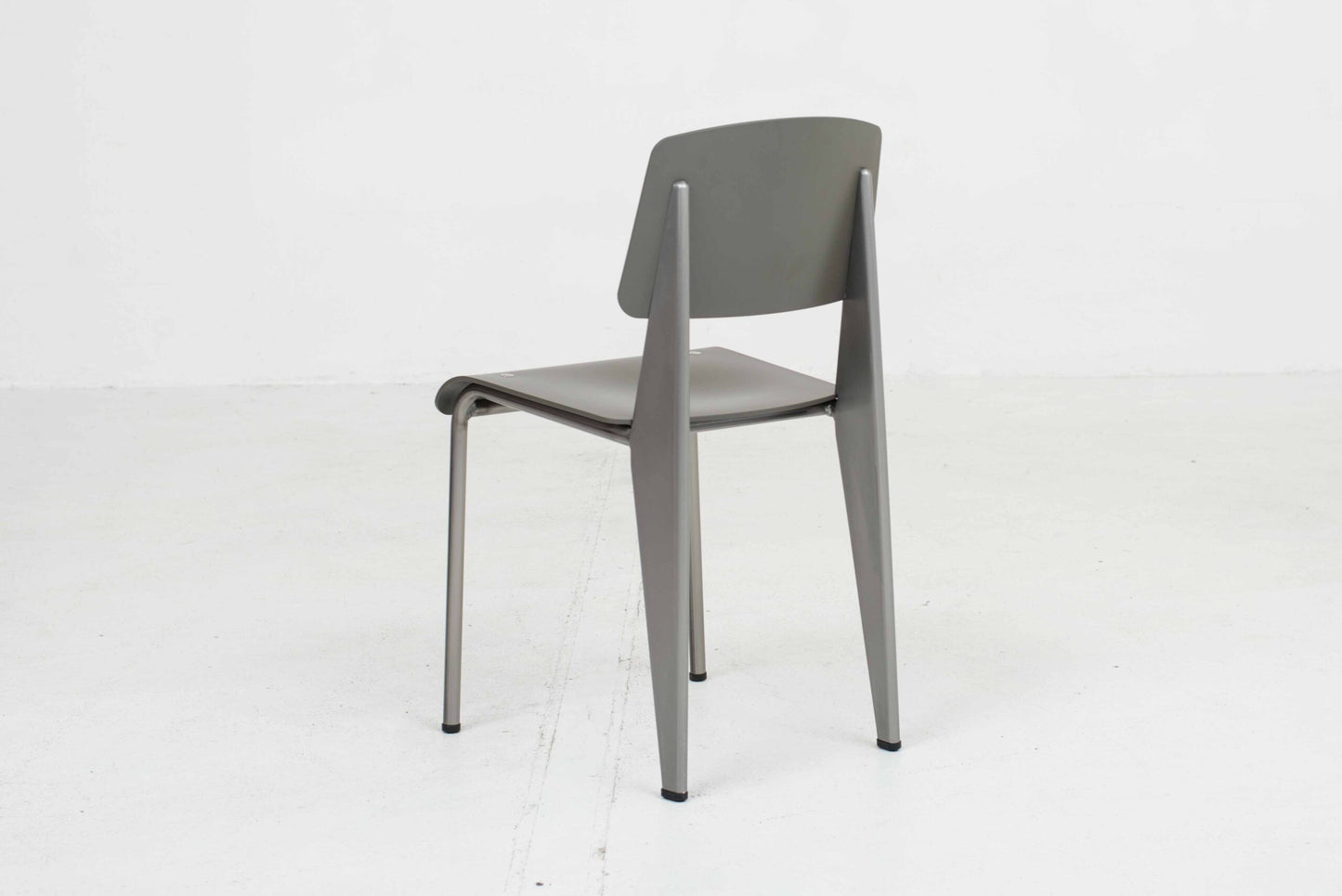 Vitra Standard SP Stuhl von Jean Prouvé in Métal Brut Vintage