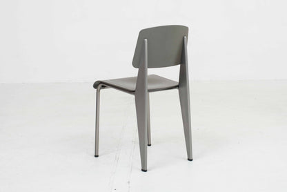 Vitra Standard SP chair by Jean Prouvé in Métal Brut Vintage