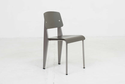Vitra Standard SP chair by Jean Prouvé in Métal Brut