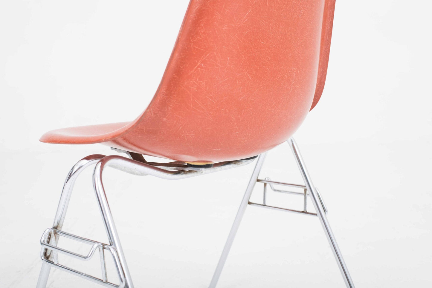 Vitra Fiberglass DSS Side Chair by Charles and Ray Eames Vintage