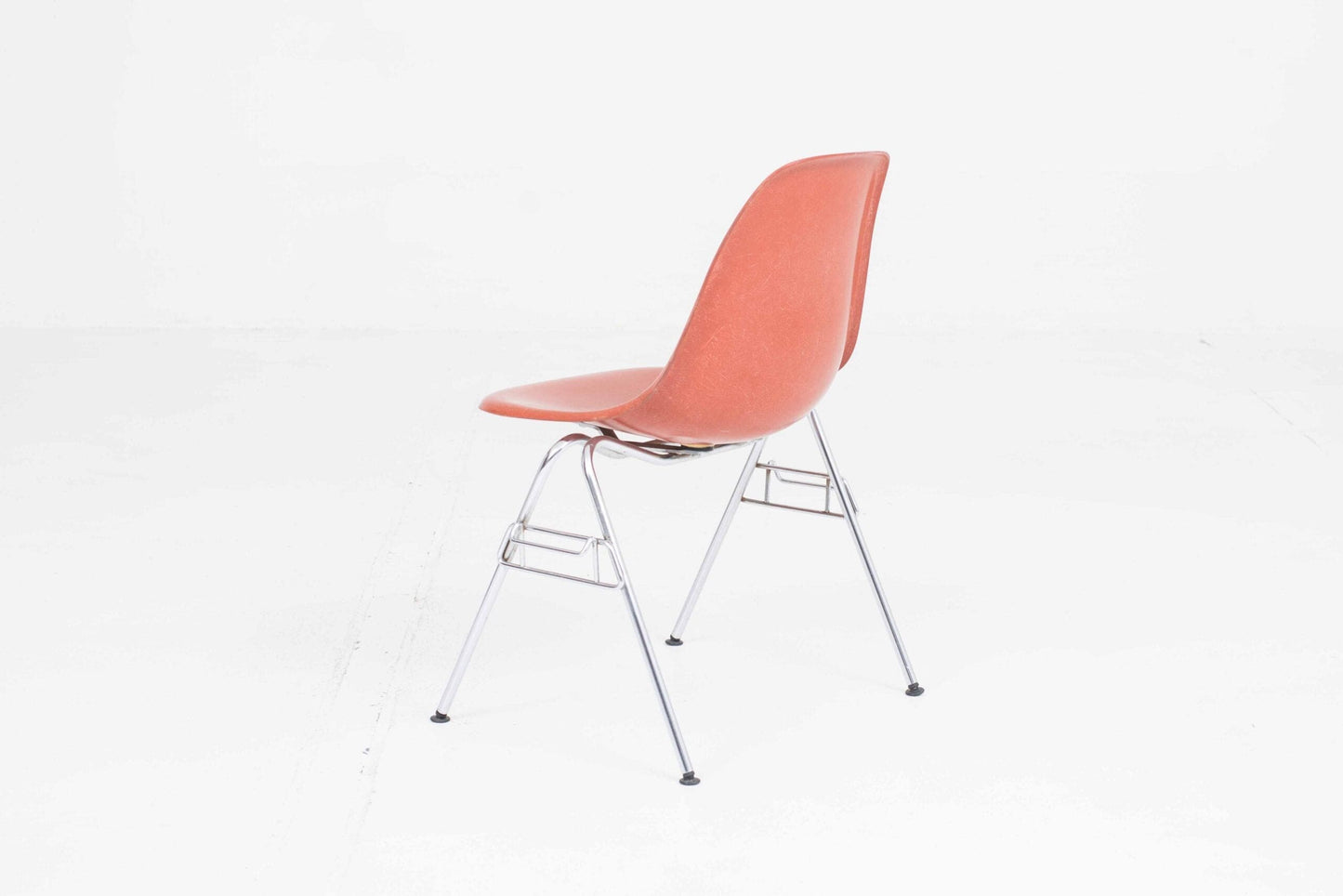 Vitra Fiberglass DSS Side Chair by Charles and Ray Eames Vintage