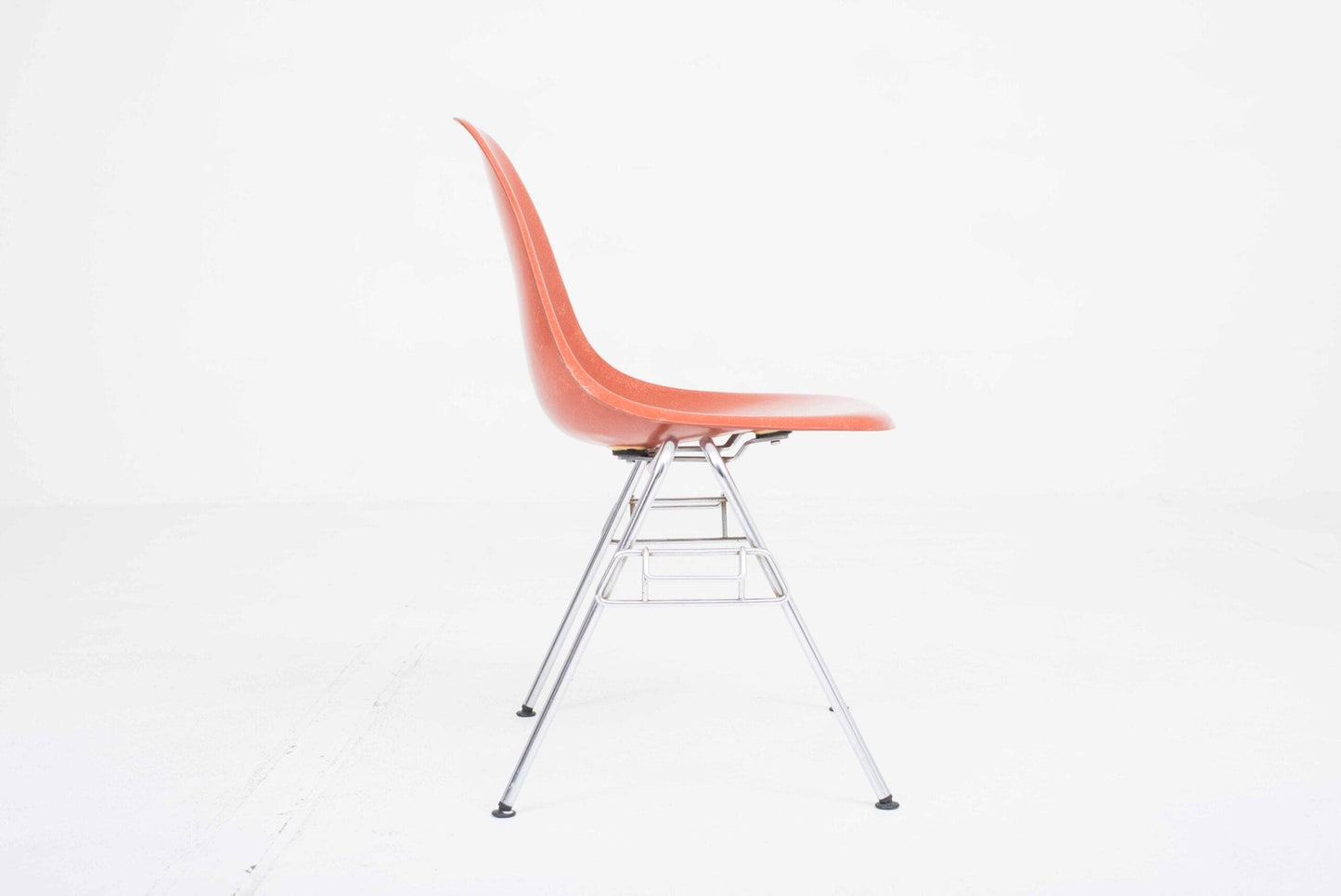 Vitra Fiberglass DSS Side Chair by Charles and Ray Eames Vintage