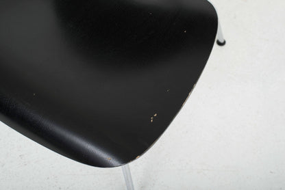 Vitra LCM Sessel von Charles und Ray Eames in Schwarz Vintage