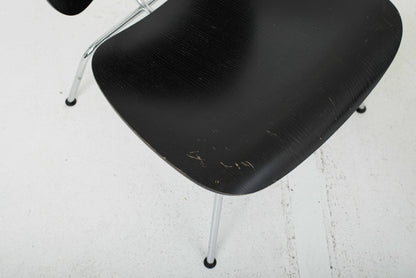 Vitra LCM Sessel von Charles und Ray Eames in Schwarz Vintage