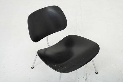 Vitra LCM armchair by Charles and Ray Eames in black vintage