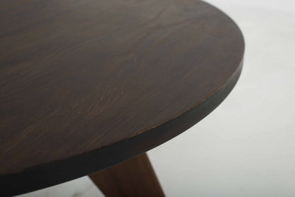 Vitra Guéridon table by Jean Prouvé in smoked oak, 105cm