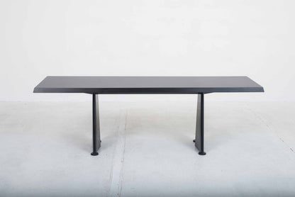 Vitra Trapèze table by Jean Prouve in black 