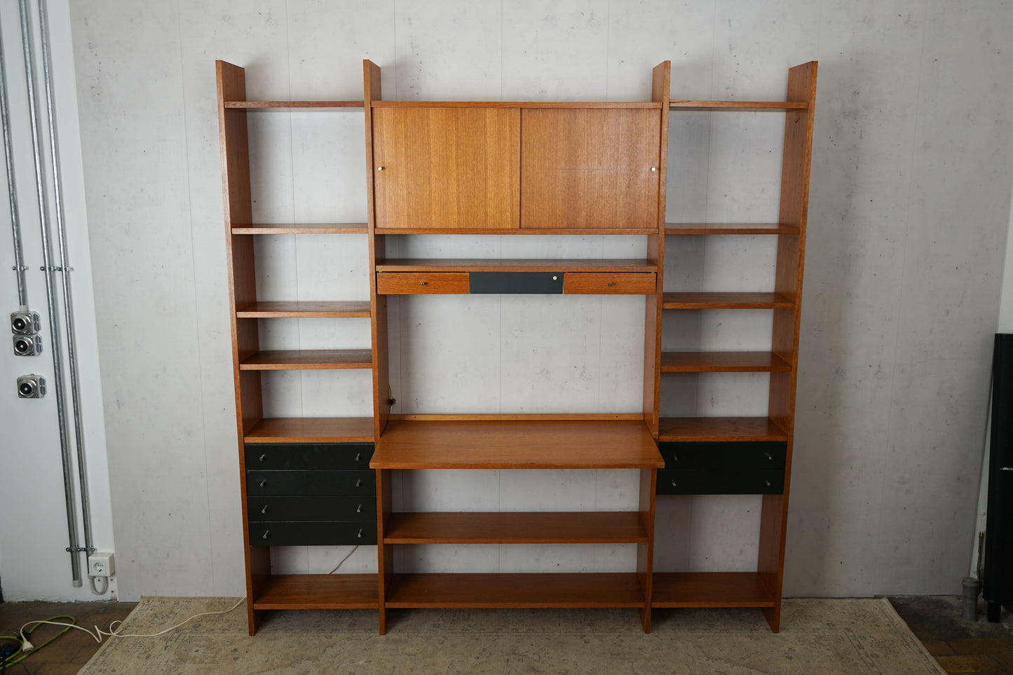 Teak chest of drawers sideboard retro Danish vintage 60s mid century