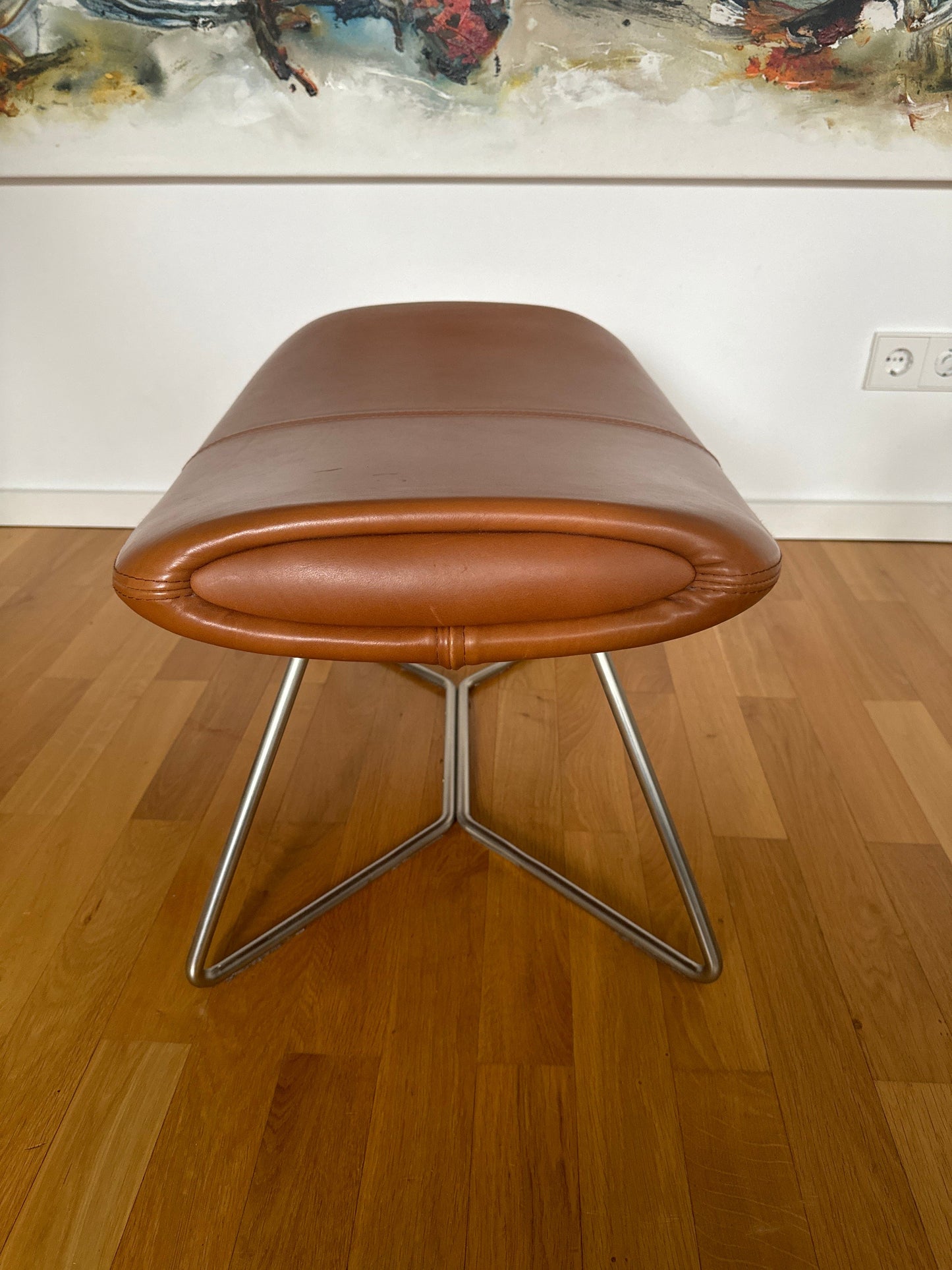 Boconcept footstool Imola leather