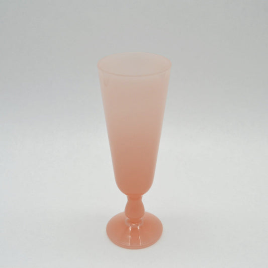 Vase Vintage en Verre Rose