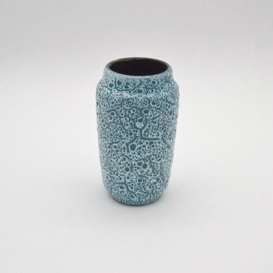 Vase Vintage turquoise/gris clair