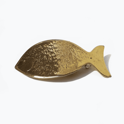 Buy vintage fish berets made of hammered metal