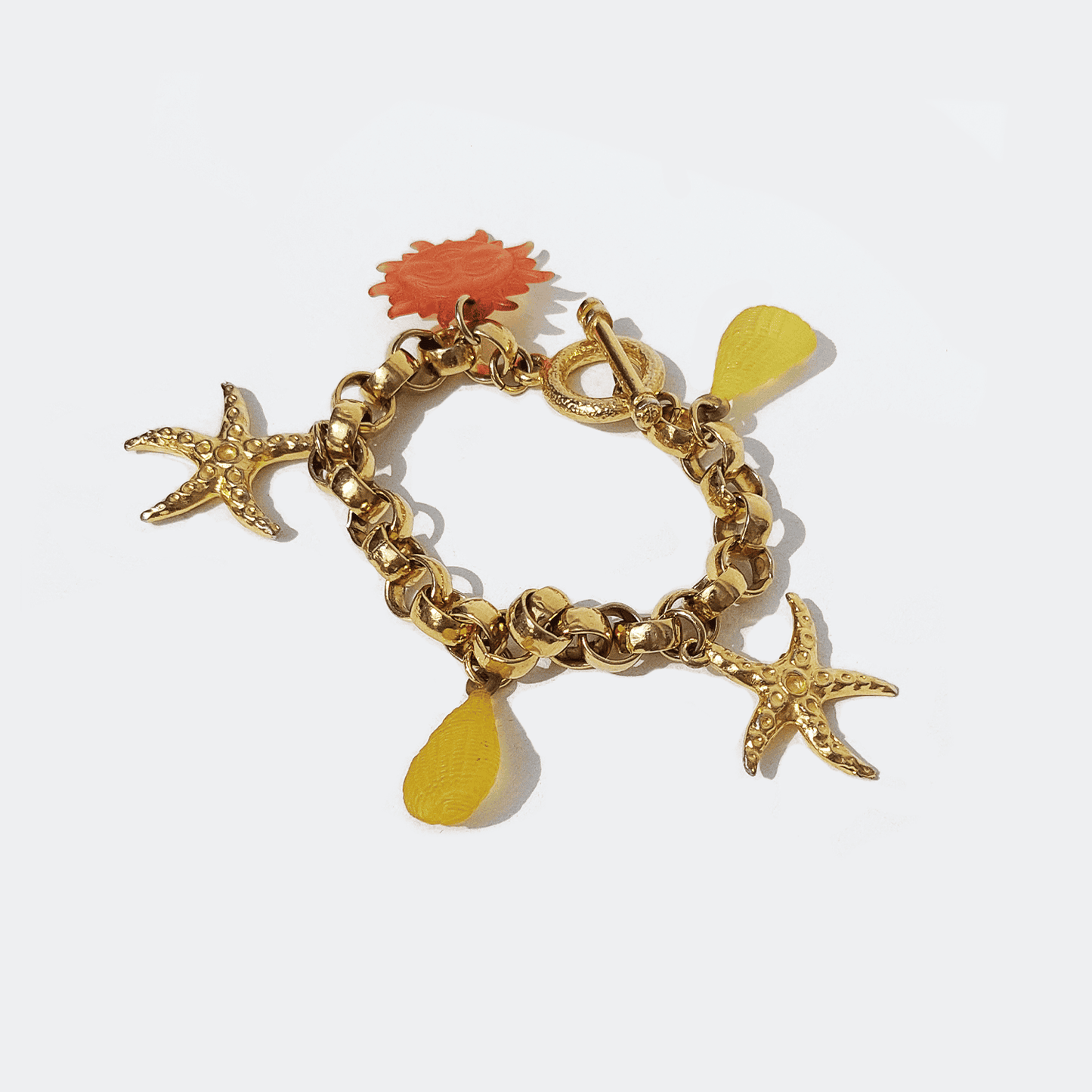 Bracelet The Sea: Maritime charm with starfish &amp; shell