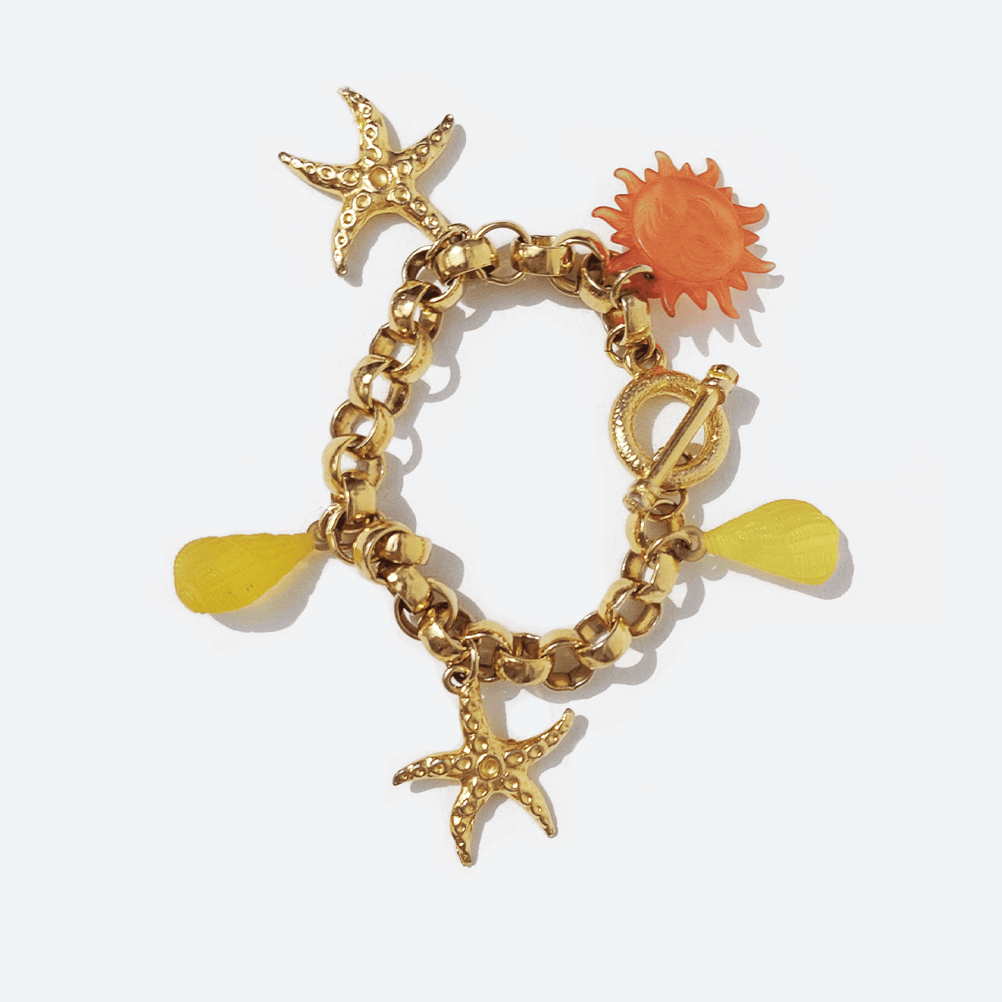 Bracelet The Sea: Maritime charm with starfish &amp; shell