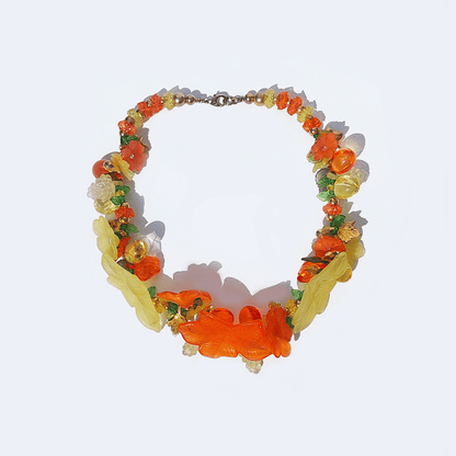 Tutti-Flora Necklace: Discover exotic vintage jewelry