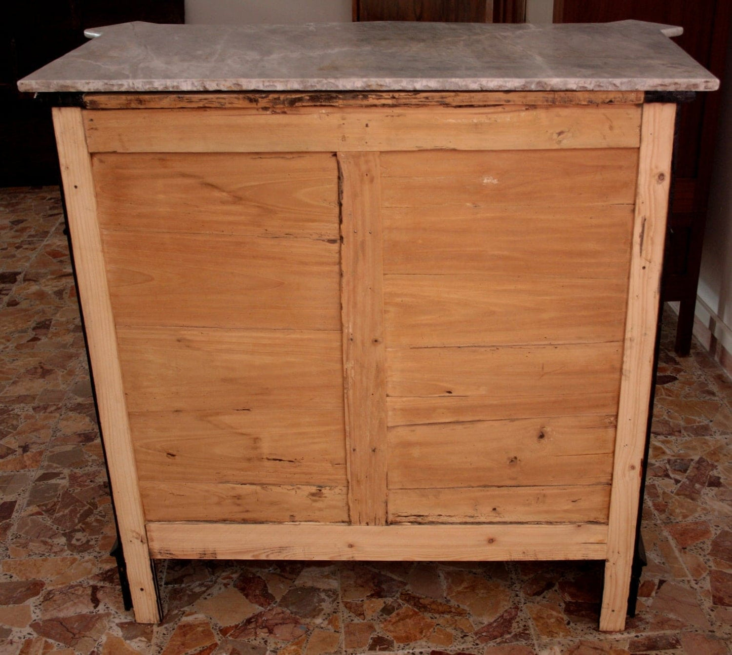 Vintage rosewood chest of drawers from the 19th century