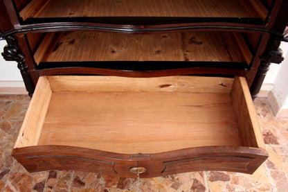 Vintage rosewood chest of drawers from the 19th century