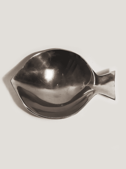 Vintage Stainless Steel Fish Bowl: Stylish &amp; Unique