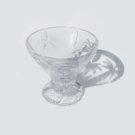 Palmito Vintage Dessert Cups: Elegant Crystal Bowls Set of 6