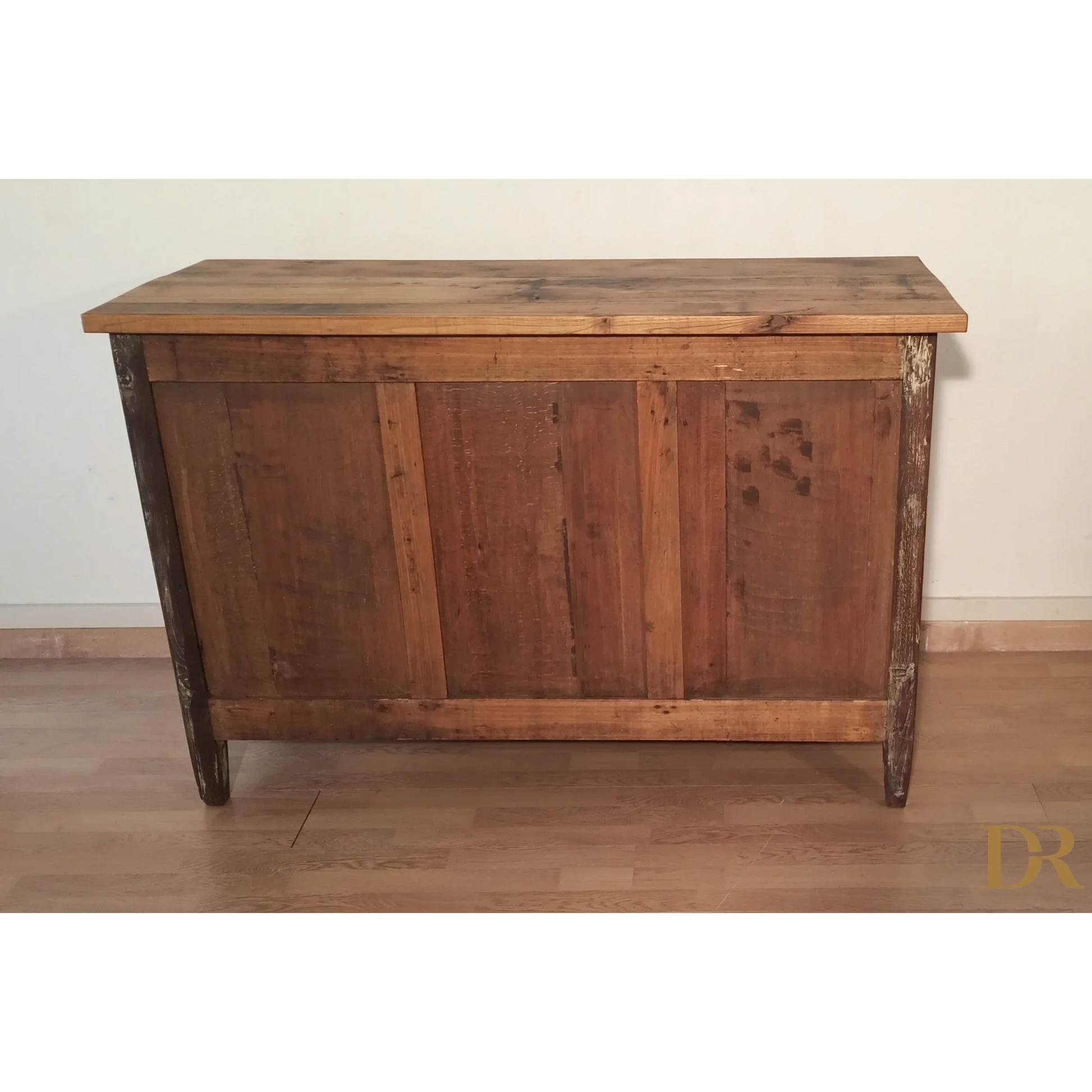 Niedriges rustikales Sideboard aus Kiefernholz, Süditalien, spätes 19. Jahrhundert