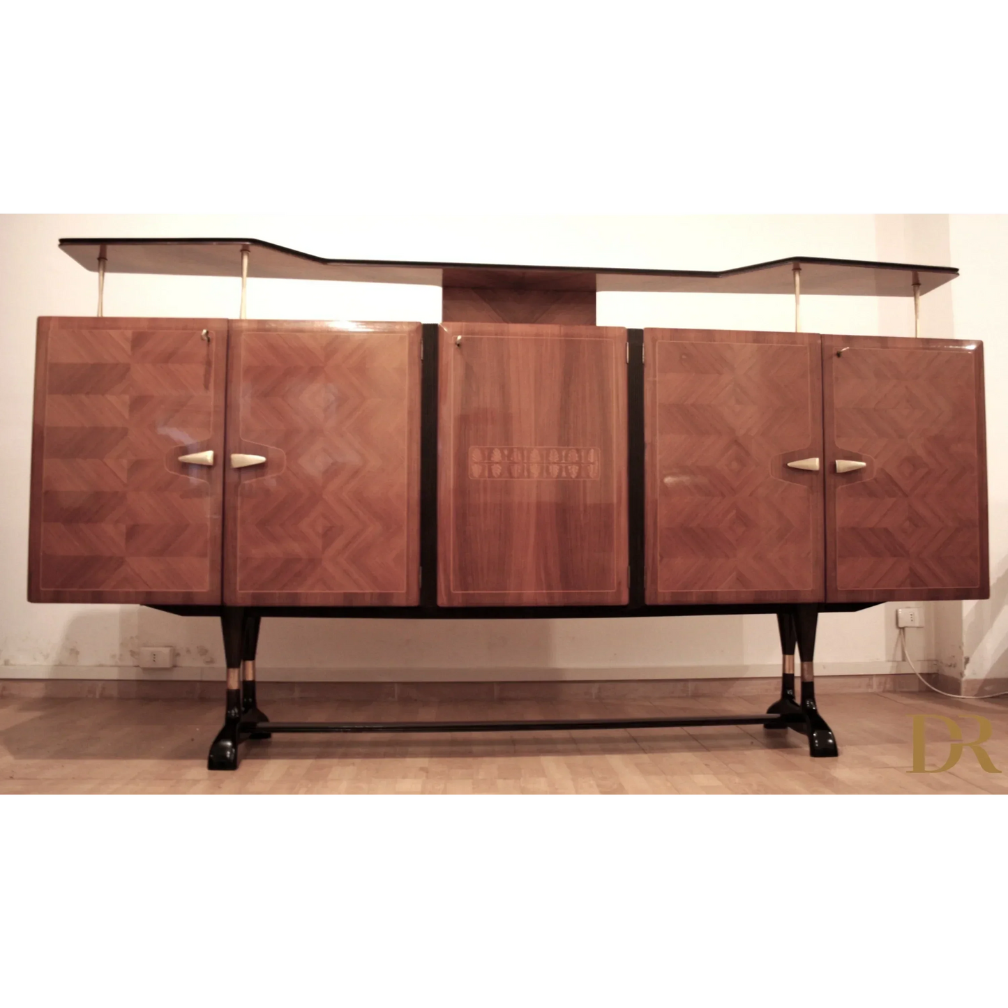 Vintage Mid-Century Sideboard Dassi | Vintage Mobile Bar Console Vittorio Dassi Cecchini