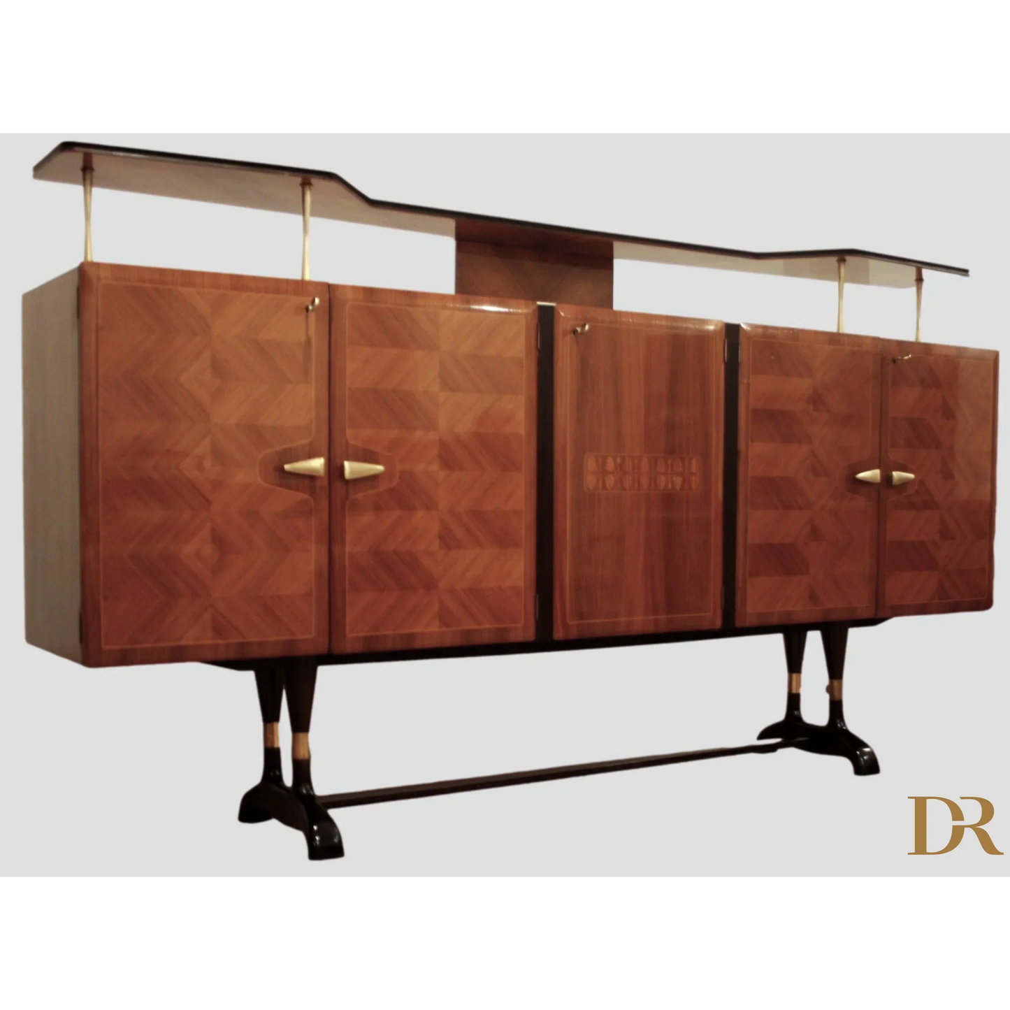 Vintage Mid-Century Sideboard Dassi | Vintage Mobile Bar Console Vittorio Dassi Cecchini