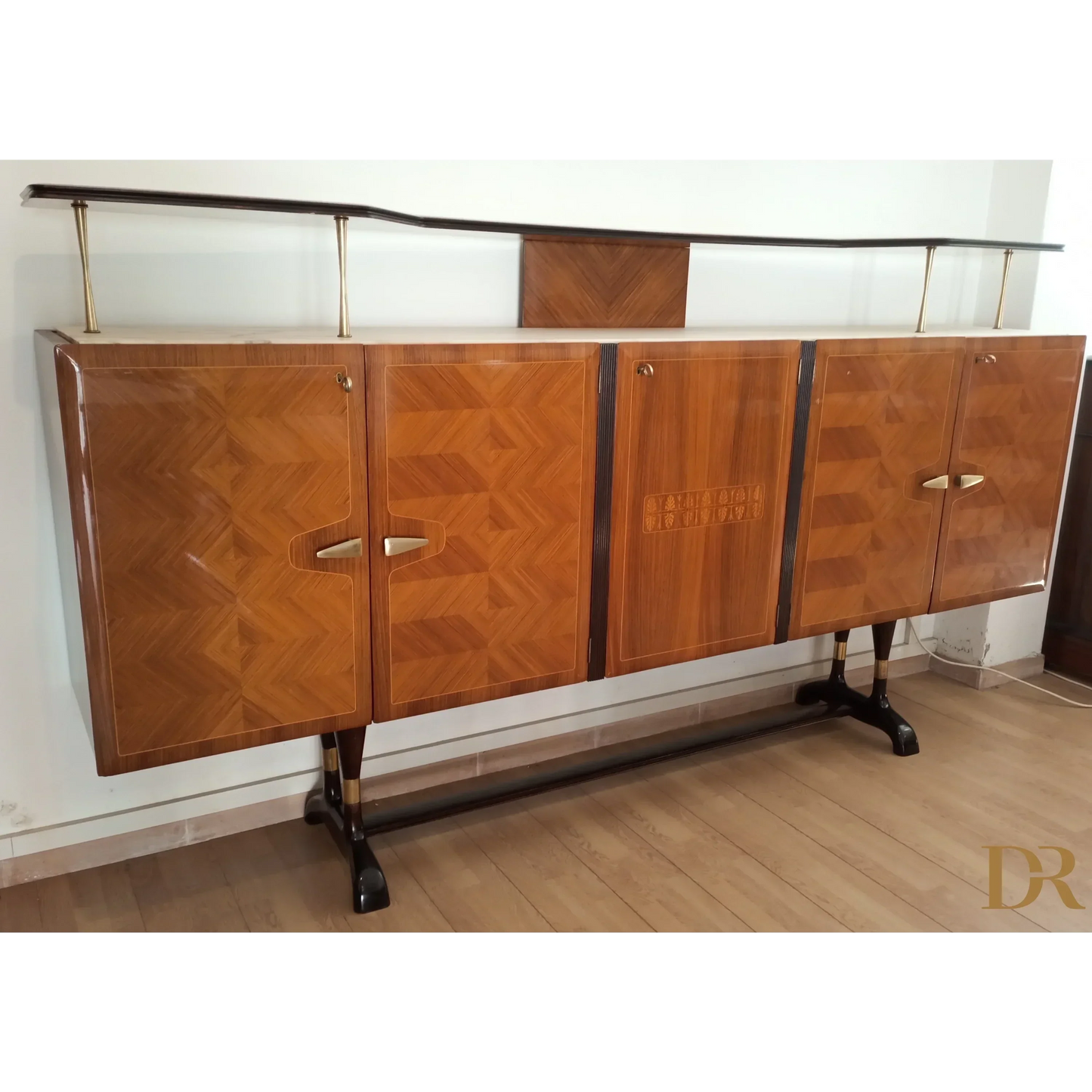 Vintage Mid-Century Sideboard Dassi | Vintage Mobile Bar Console Vittorio Dassi Cecchini