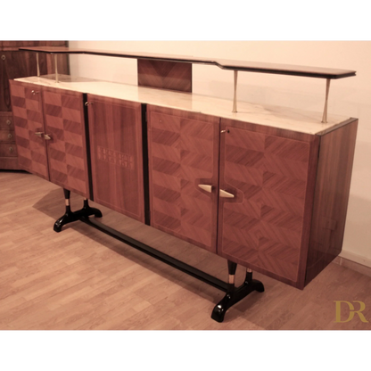 Vintage Mid-Century Sideboard Dassi | Vintage Mobile Bar Console Vittorio Dassi Cecchini